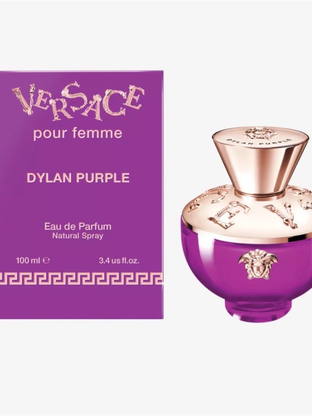 *NEW* No Box VERSACE DYLAN PURPLE FULL BOTTLE - Picture 7 of 7